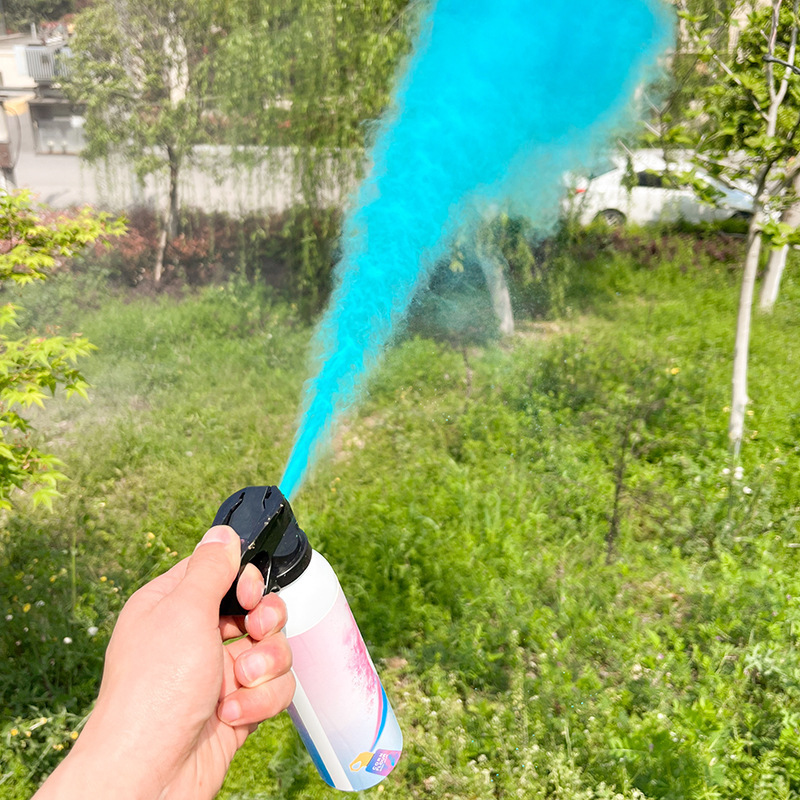 Celebration Party Press Boy Girl Gender Reveal Color Cannon Powder Spray Bottle Spray Bottle Air Mist Gender Reveal Salute