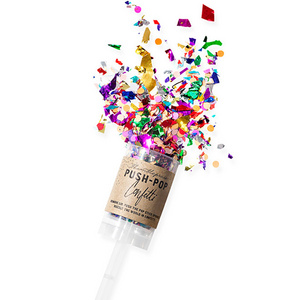 OMG Unique Wedding Favors Paper Birthday Party Confetti Tubes Push Pop Confetti