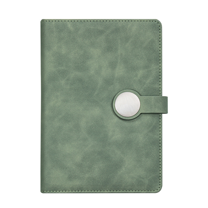 Wholesale Personalized Planners Leather Journal Hardcover Custom Logo Meeting Notebook Office Supplies Planner