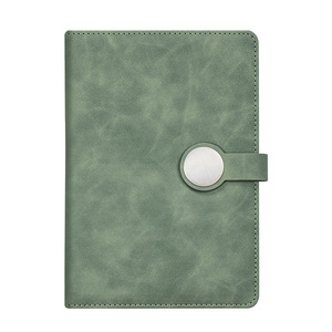 Wholesale Personalized Planners Leather Journal Hardcover Custom Logo Meeting Notebook Office Supplies Planner