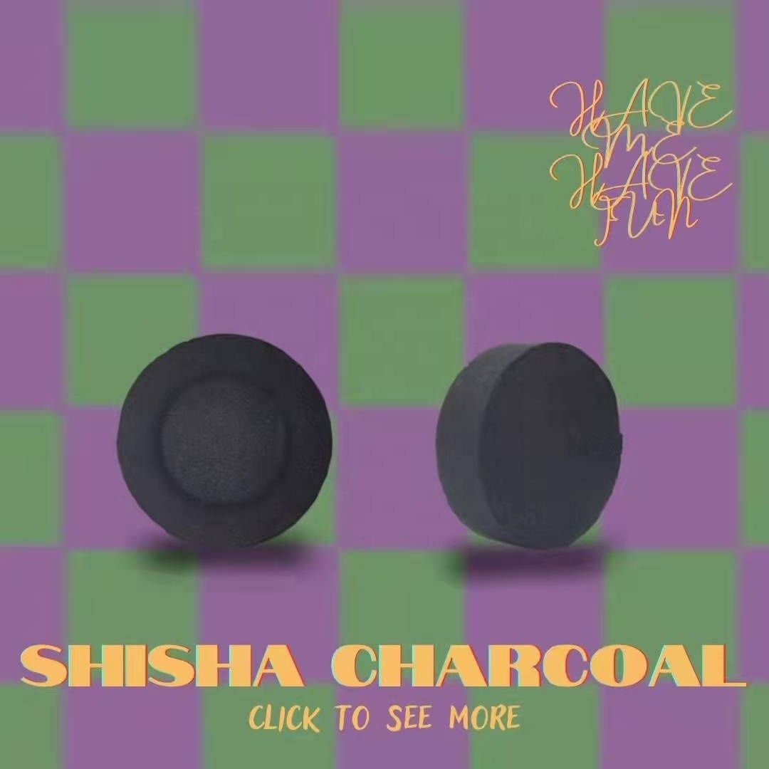 Shisha Charcoal GOLDEN GLOW 33mm Shisha Hookah Tablets Charcoal For Incense as sample