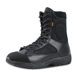 In Stock 2024 new Wear-resistant Outdoor Black Combat Safety Boots For Men Tactical Combat Desert Boot hiking boots