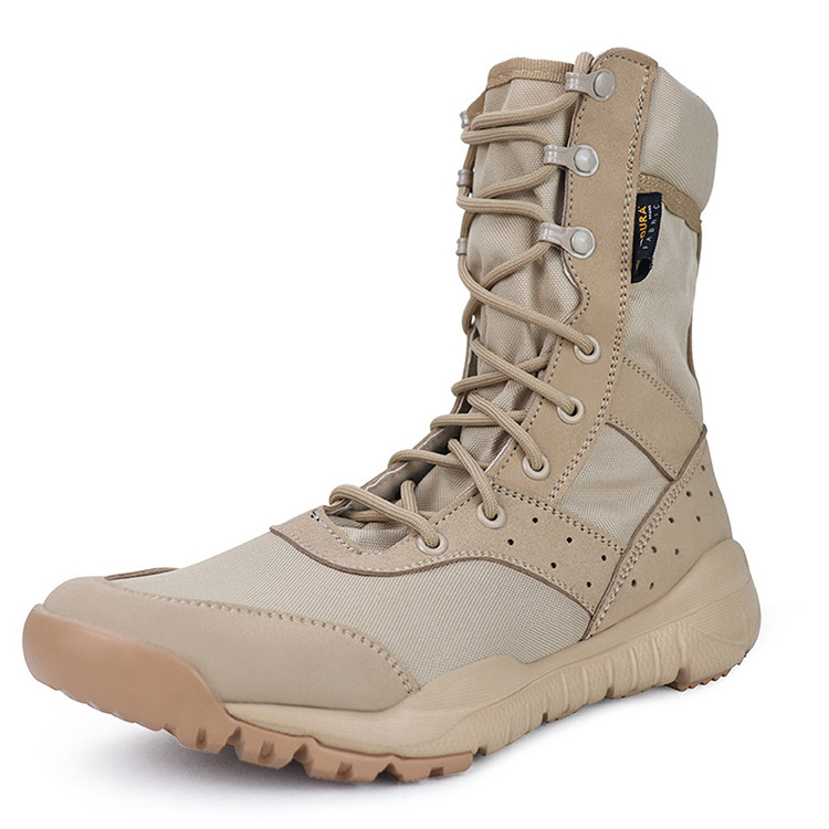 Hot Sale Outdoor Climbing Mens Hiking Shoes Desert Jungle Light Weight Tactical Boots