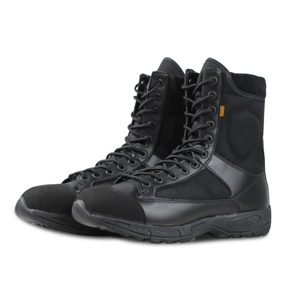 In Stock 2024 new Wear-resistant Outdoor Black Combat Safety Boots For Men Tactical Combat Desert Boot hiking boots