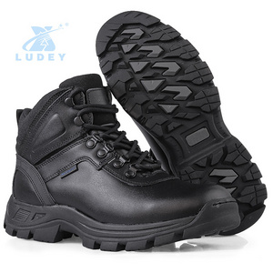 Genuine leather shoes for men wholesale shoes comfortable snow boots waterproof outdoor hiking boots