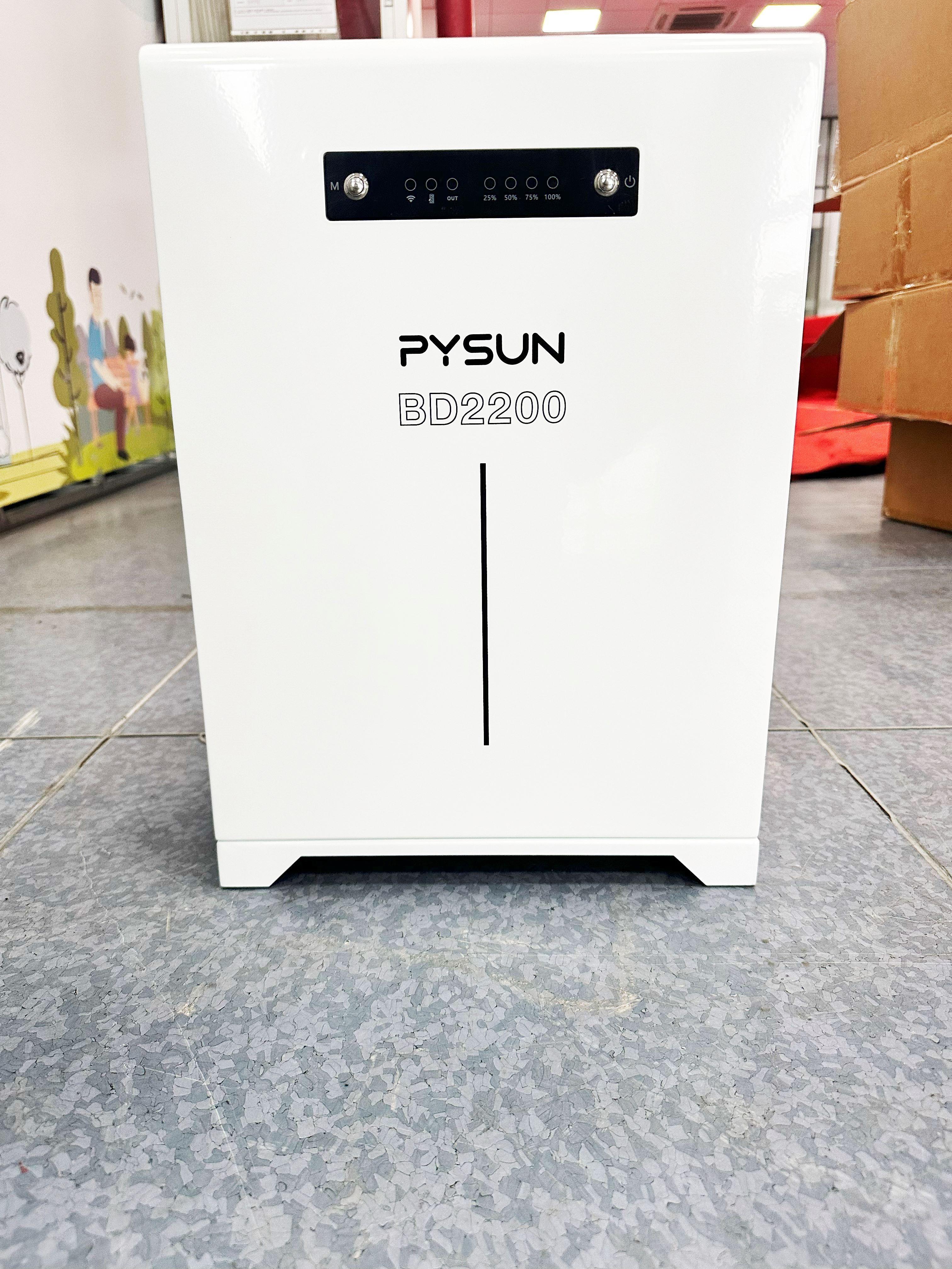 PYSUN Balcony Solar Storage with microinverter PV HUB LiFePO4 Battery Power Plant 2.15kWh Home Energy Storage Power System