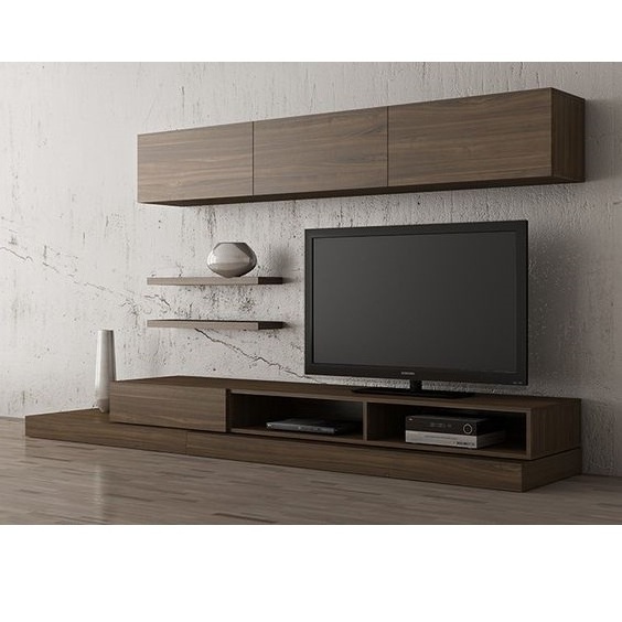 Narrow tv stand unit flat screen tv cabinet