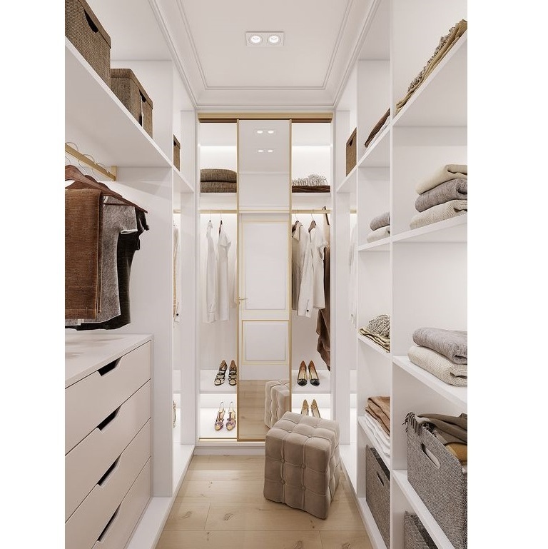 Custom Modern Designs Closet Bedroom Closet Master Room Walk-in Opening Wardrobe