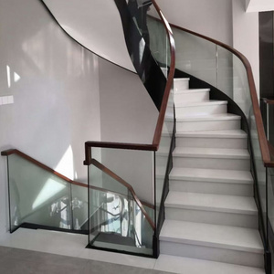 Manufacturer Customized Stair Marble Curved Staircase