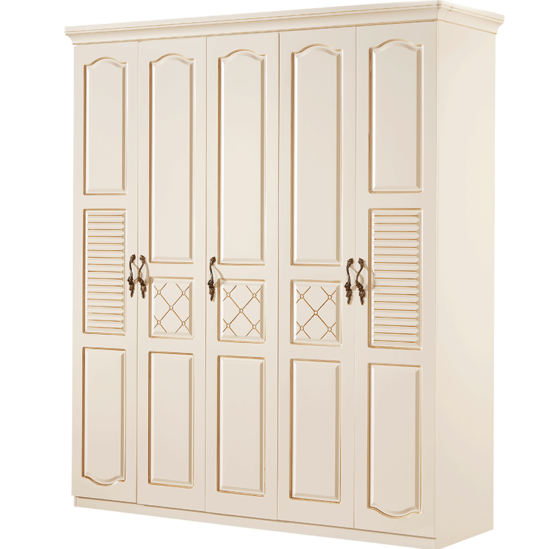 Wood almirah bedroom clothes cupboard design