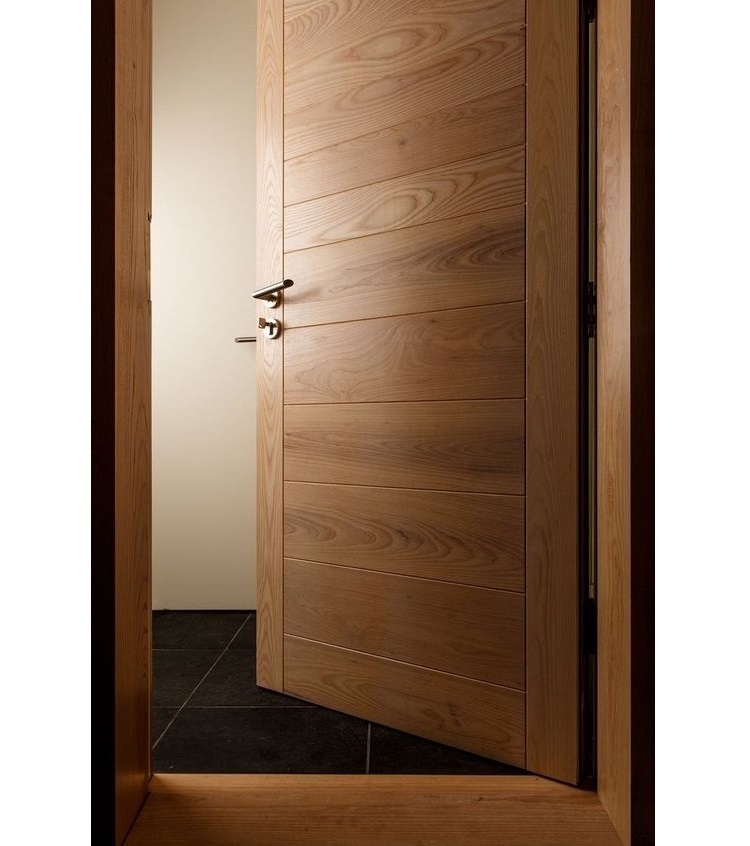 Latest Price Turkey Apartment Oak Wood Skin Modern Interior Room Design Veneer Door