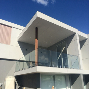 Stainless Steel System Glass Spigots Balcony Railings Outdoor