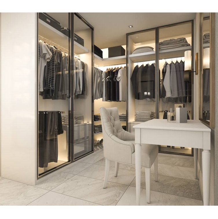 Custom Modern Designs Closet Bedroom Closet Master Room Walk-in Opening Wardrobe