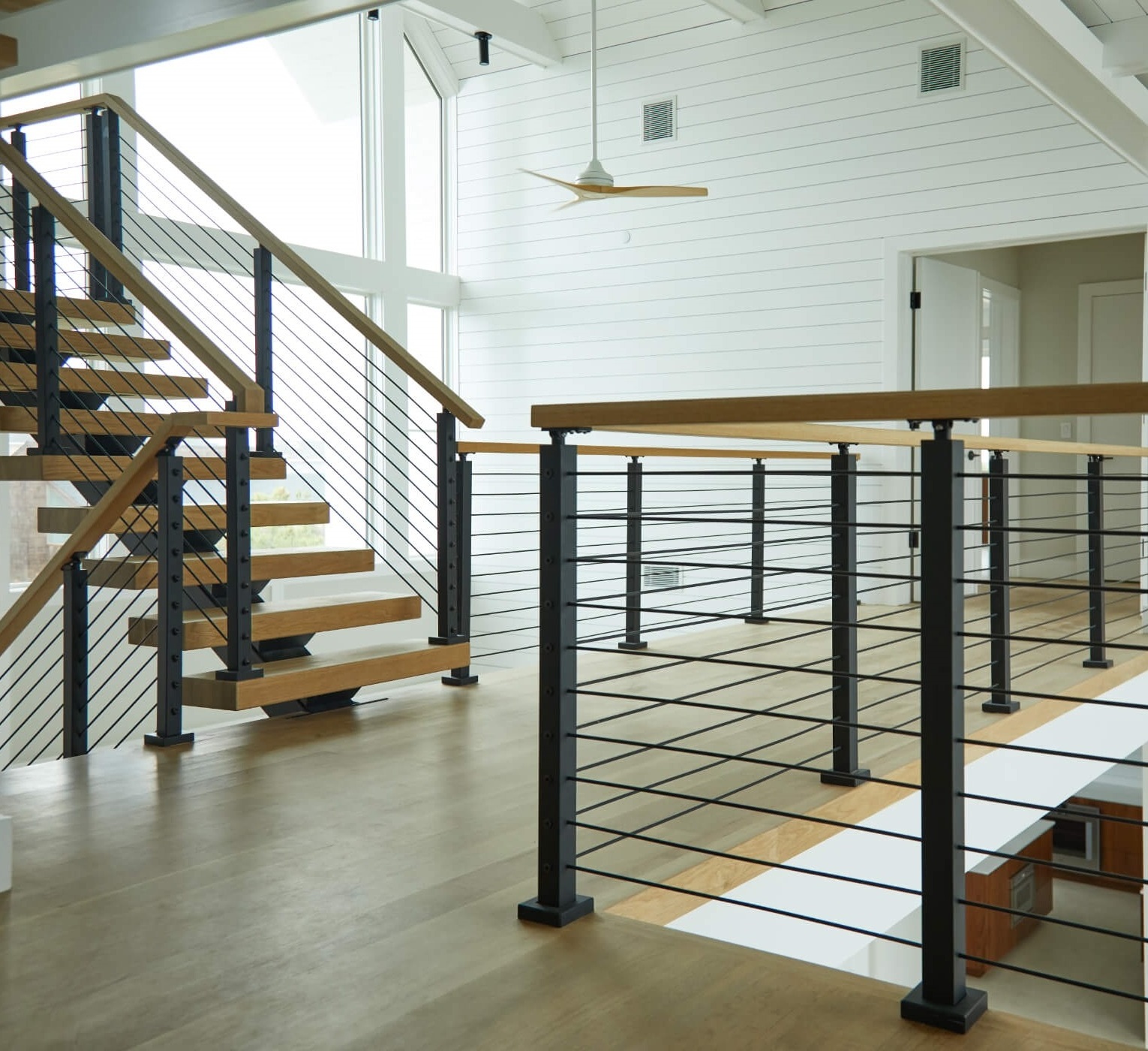 Indoor Stainless Steel Cable Railing Systems/Residential Stainless Wire Deck Railing