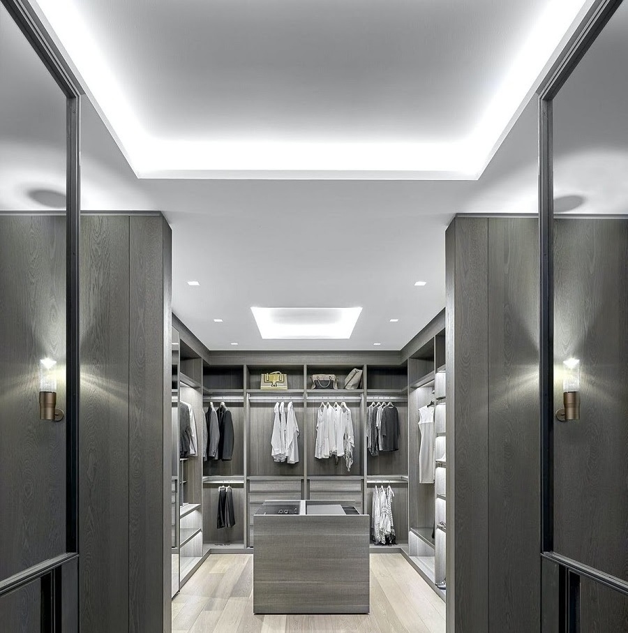 Custom Modern Designs Closet Bedroom Closet Master Room Walk-in Opening Wardrobe