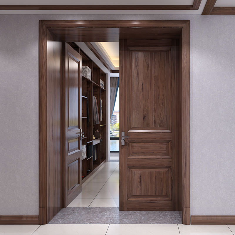 Latest Price Turkey Apartment Oak Wood Skin Modern Interior Room Design Veneer Door