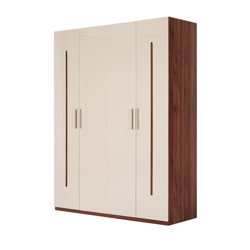 Wood almirah bedroom clothes cupboard design