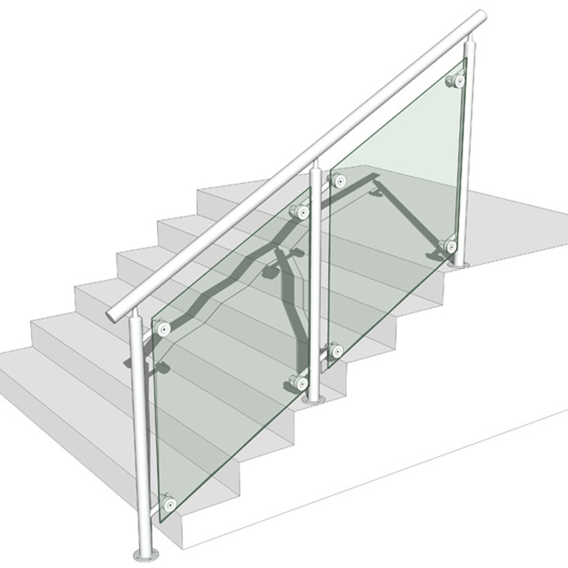 Philippines Balustrade Design Stainless Steel Stair Railing Post