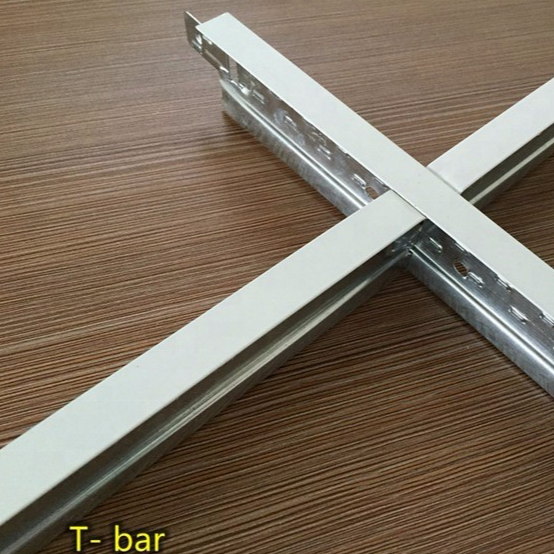 T grid T bar For Ceiling panel PVC laminated gypsum ceiling board/tile decoration gypsum ceiling