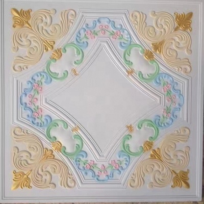 Colorful gypsum ceiling tiles/GRG gypsum ceiling board nice cheap ceiling