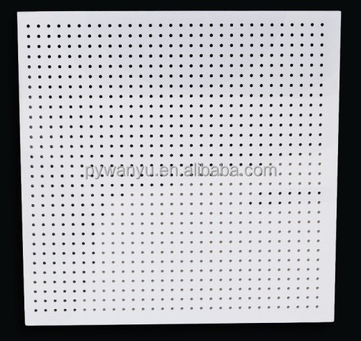 Perforated gypsum ceiling tile/Acoustic ceiling