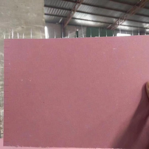 Fire-resistant gypsum board with pink color for  drywall or ceiling high quality from factory