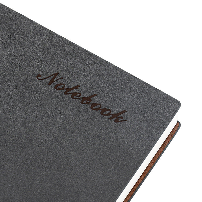 business notepad B5 embossed leather hardcover college stationary notebook office meeting notes customized journal notebook