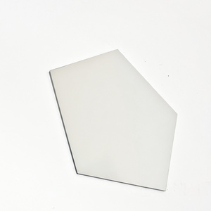 3MM Thickness See-through Silver  Pentagon acrylic mirror 2-way-Acrylic Mirrored Sheet For Home Decor And Advertising