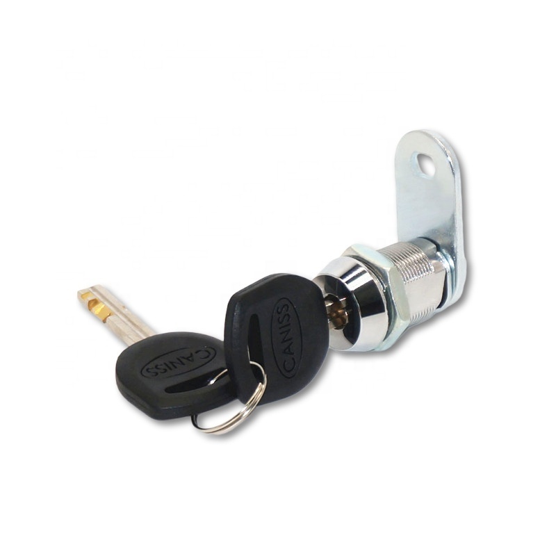 Security key code combination round cylinder folding door lock