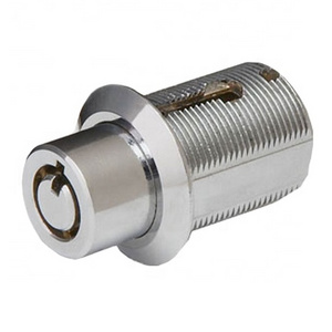 Security round cylinder tubular key removable cylinder push lock