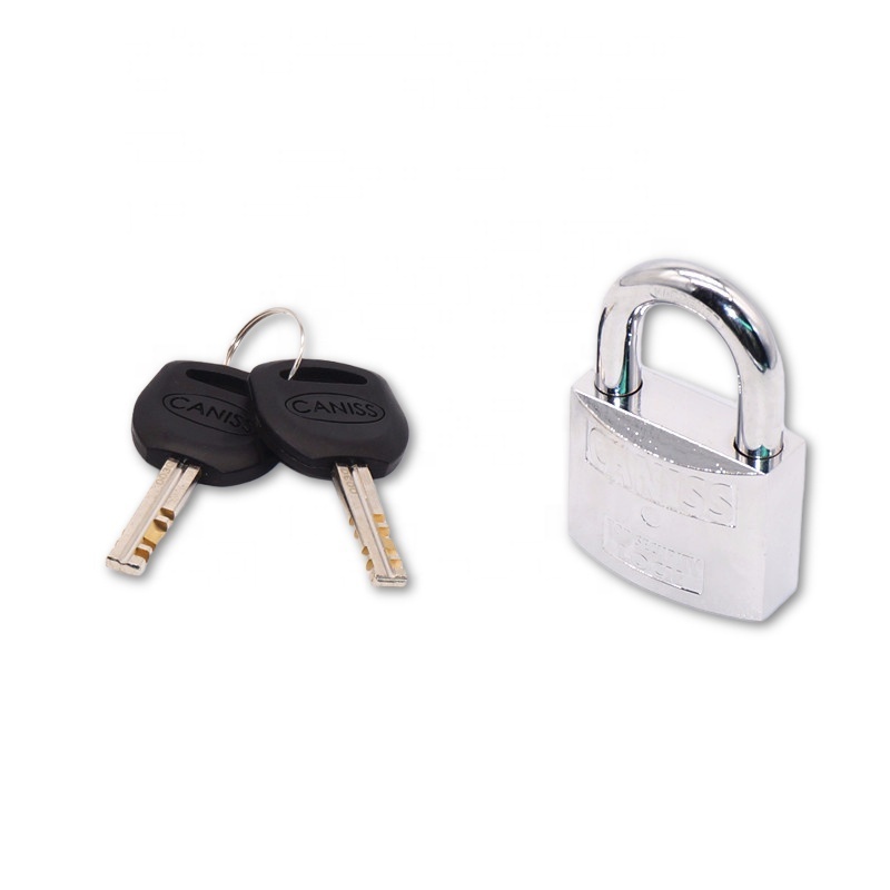 Security zinc alloy key code sliding door padlock