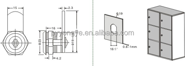 Safe Manufacturer euro cylinder key code filing cabinet locks and keys