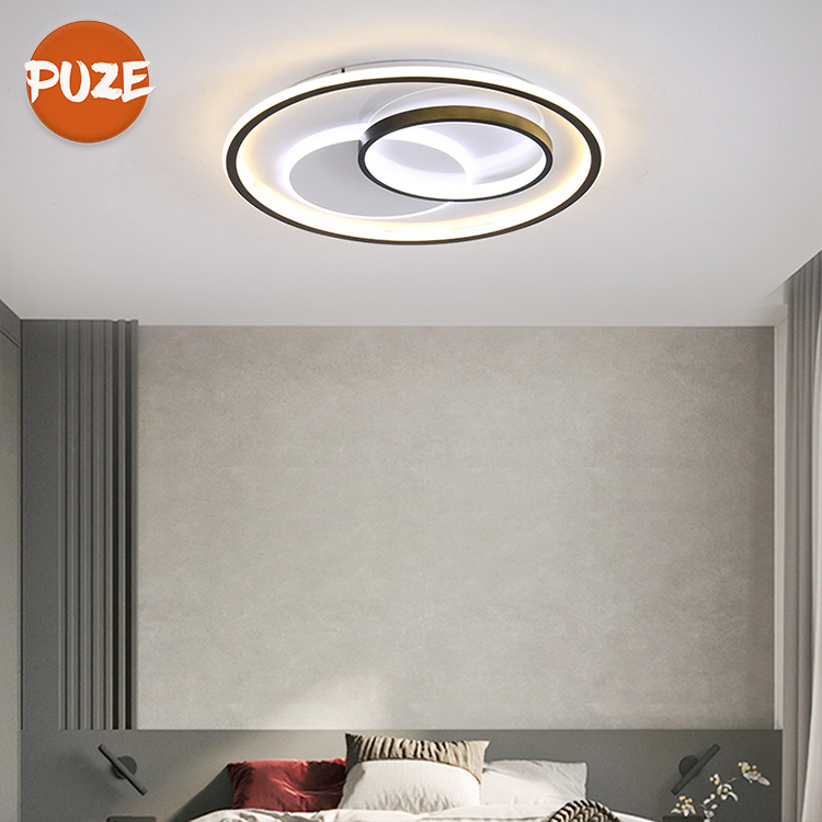 Modern Simple Style Decor Lighting Living Room Bedroom Surface Mounted Smart Home Square Led Ceiling Light