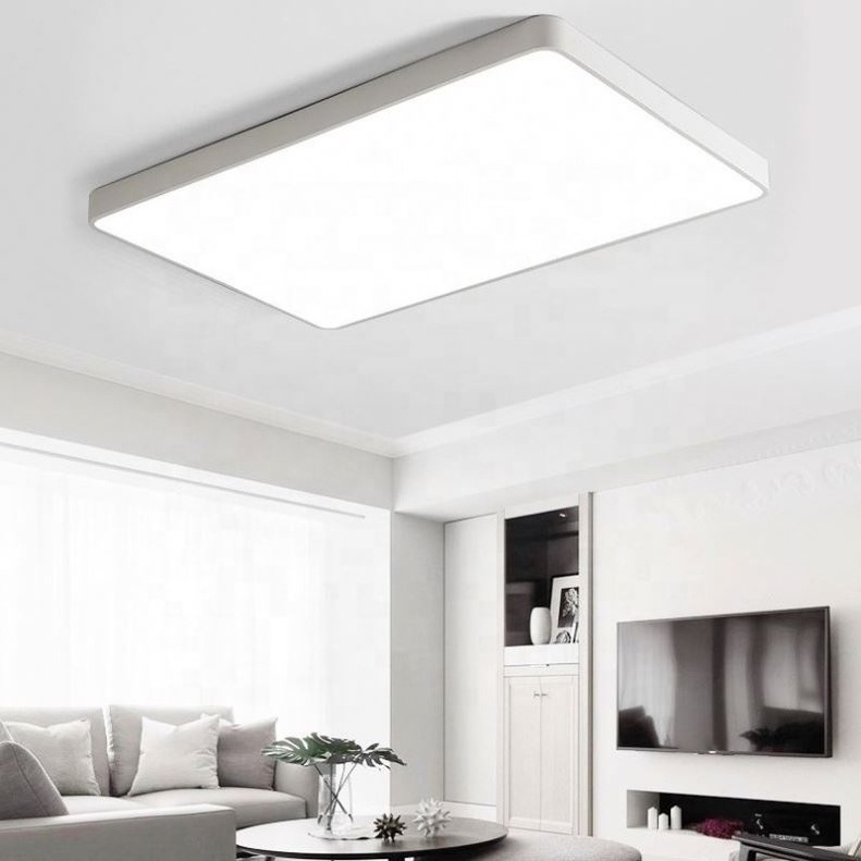 Semi Flush Lights Thin Flat Surface Mount 240V Modern Bedroom Mounted Linear Lighting Recessed Ceiling Led Light