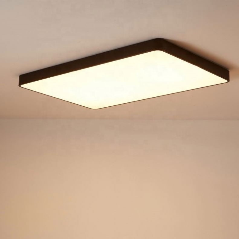 Semi Flush Lights Thin Flat Surface Mount 240V Modern Bedroom Mounted Linear Lighting Recessed Ceiling Led Light