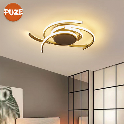 Modern Aluminum Silicone White Led Ceiling Lamp For Living Room Bedroom Smart Home Lighting Fancy Ceiling Light