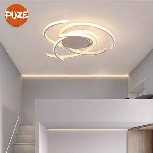 Factory Customizable Unique Style Ceiling Lamp Study Stair Office Indoor Lighting White Led Ceiling Light