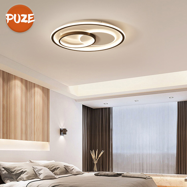 Modern Simple Style Decor Lighting Living Room Bedroom Surface Mounted Smart Home Square Led Ceiling Light