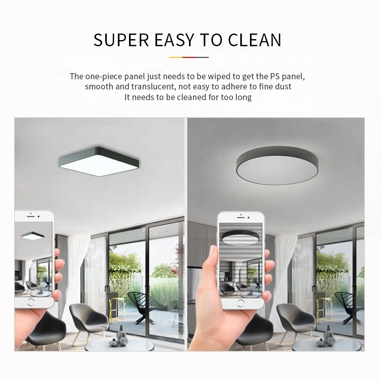 Plastic Replacement Round Square Cover Recessed Lighting Suspended Ceilings Wifi Ceiling Light Alexa