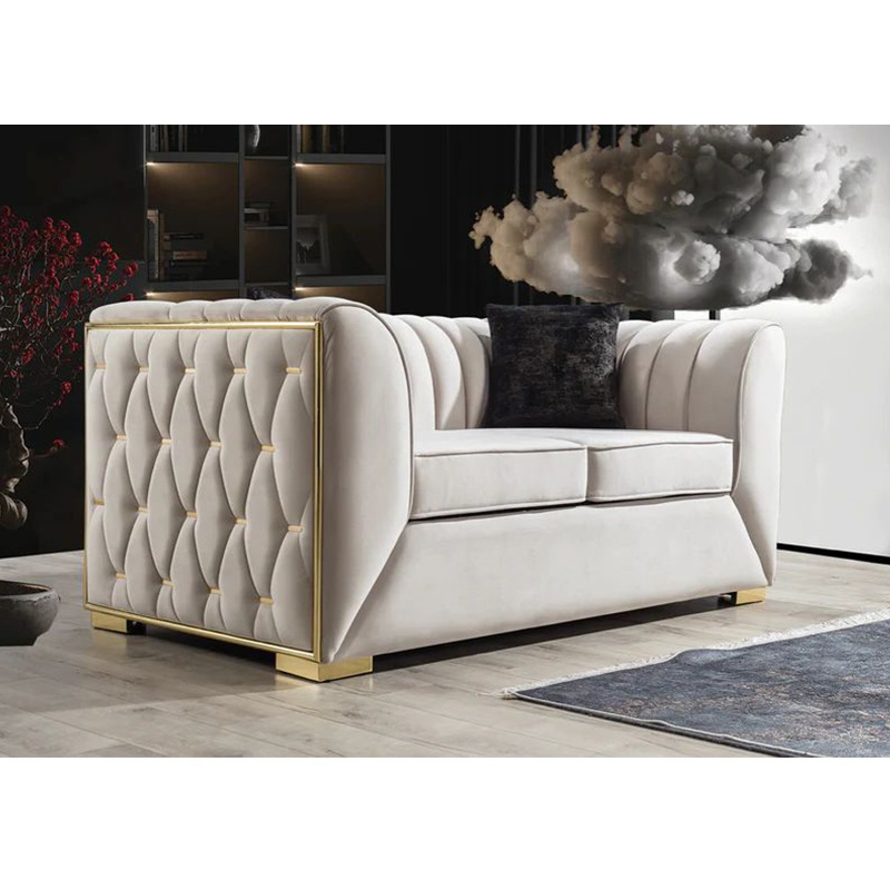 Nordic Classic Turkey Home Italian Furniture Modern Leather Sofa Set Luxury Furniture Living Room