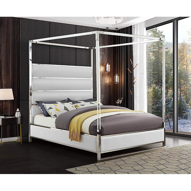 Modern Queen Beds Camas Matrimonial Hotel Canopy Bed Frame King Size Tufted Upholstered California King Bed