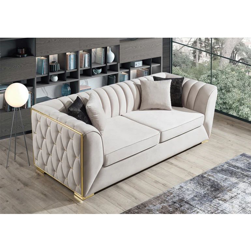 Nordic Classic Turkey Home Italian Furniture Modern Leather Sofa Set Luxury Furniture Living Room