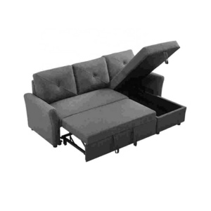 cheap price double decker sleeper couch sectional  folding sofa bed with pull out bed