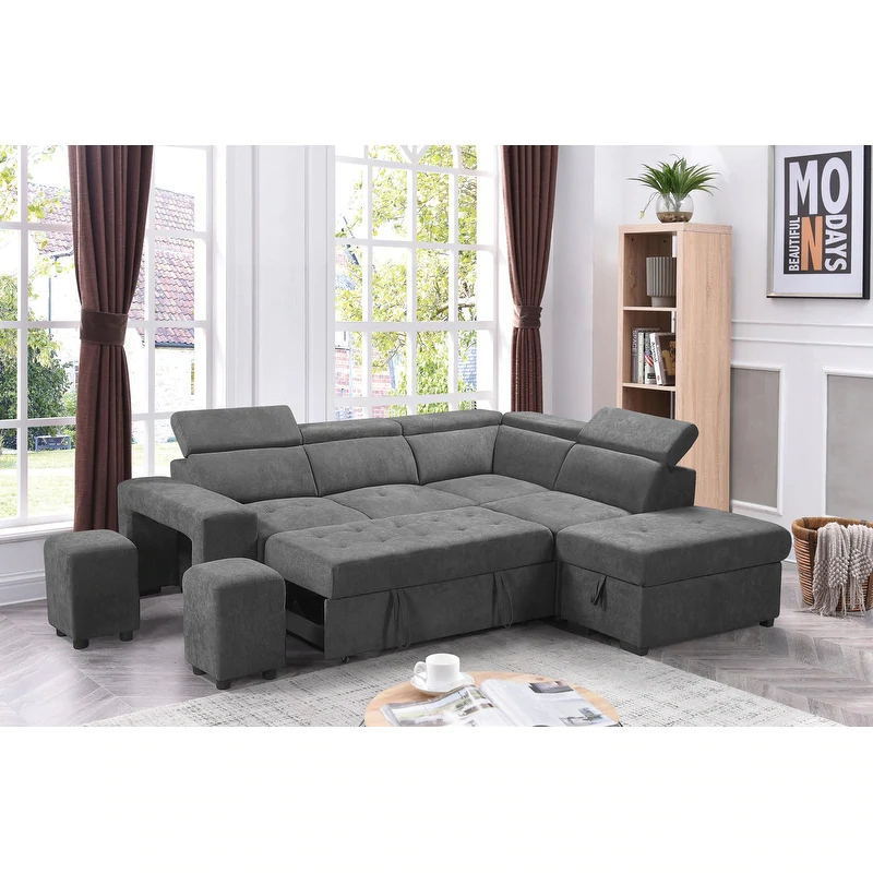 Sofa Come Bed For Small Spaces Sleeper Couch Transformer Folding Sofa Bed With Storage