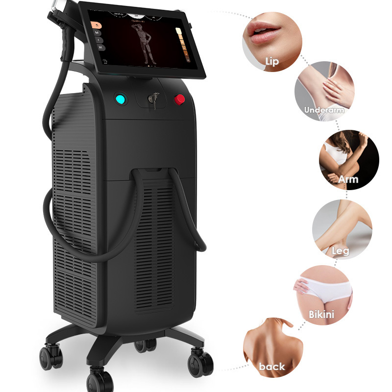 Four Wavelength 3 Machine T26 30 Bar Diode Laser Hair Removal