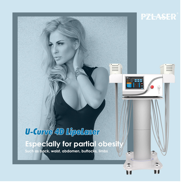 2022 New strawberry lipo laser machine 4d lipo laser efficient slimming machine lipolaser