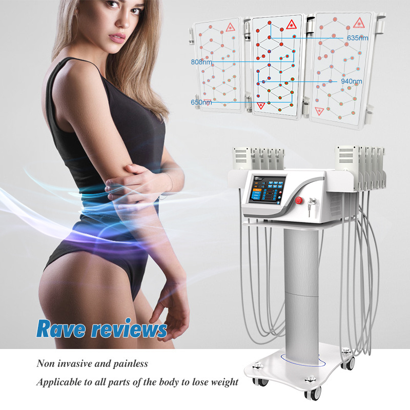 2022 New strawberry lipo laser machine 4d lipo laser efficient slimming machine lipolaser