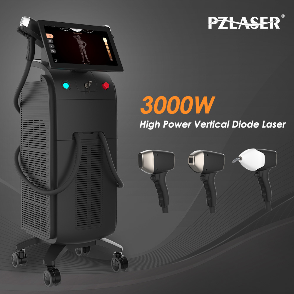 EOS ICE Professional 808 Diode Laser 3 Wavelength Ice Laser 808nm Hair Removal Machine For Hair Removal