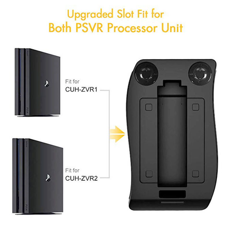 for PS4 PS Move VR PSVR LED Storage Stand 2 Charging Ports Headset Holder CUH-ZVR2 2th Bracket for  Playstation 4 Accessories