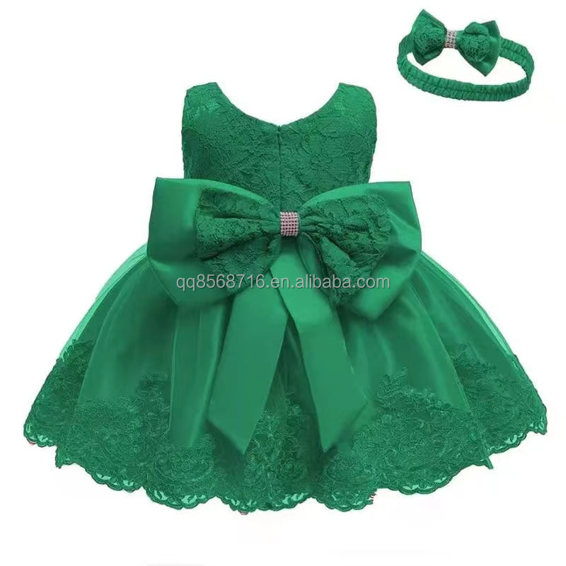 Girl Dress Princess Skirt 2023 New Satin Lace Patchwork Color Dress Children Summer Short Ball Gown OEM Chiffon Floral Printed